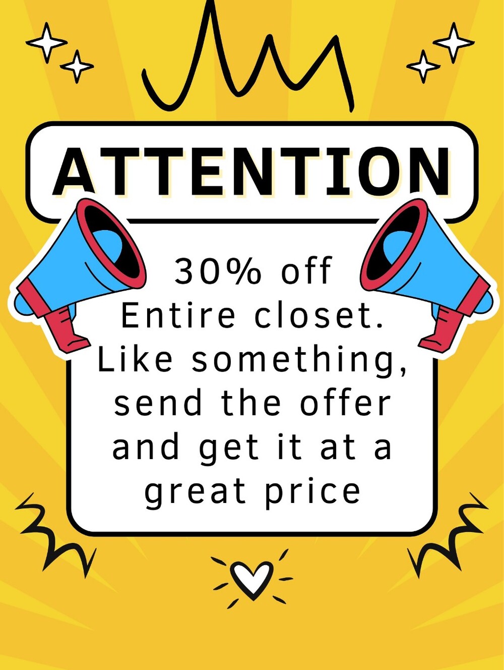 SALE, SALE, SALE